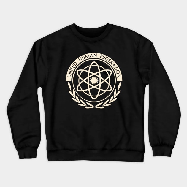 United Human Federation Crewneck Sweatshirt by TheUnseenPeril